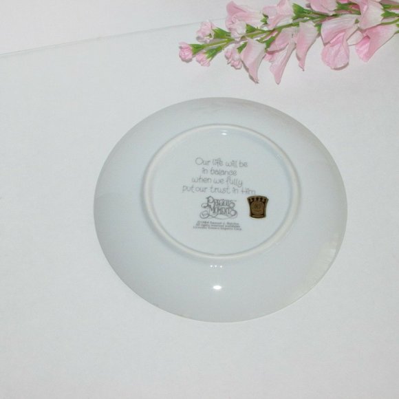 1984 Precious Moments Clown Collector Plate Life Balance Vintage - Picture 3 of 5